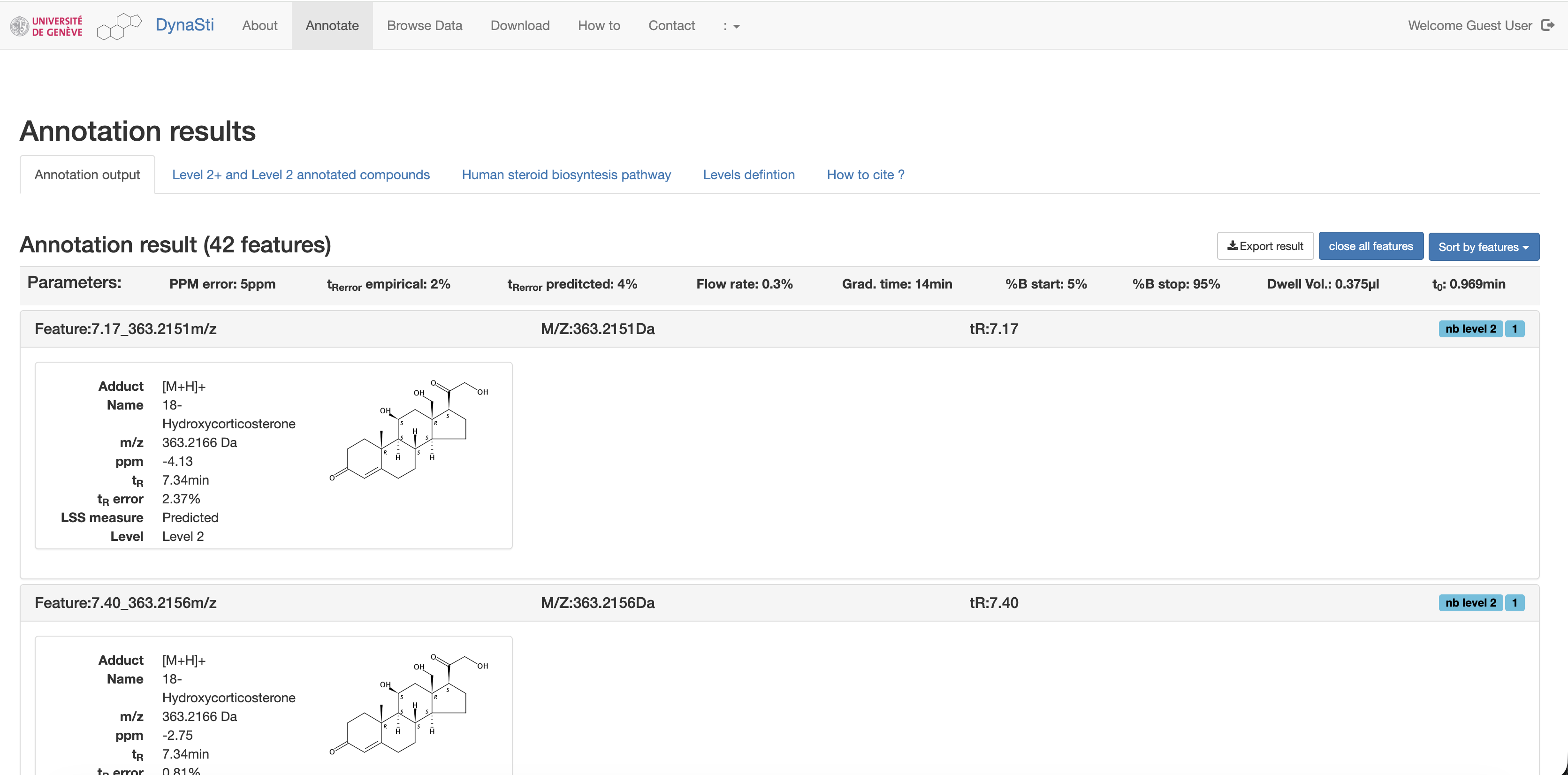 DynaStI Vital-IT Platform Screenshot